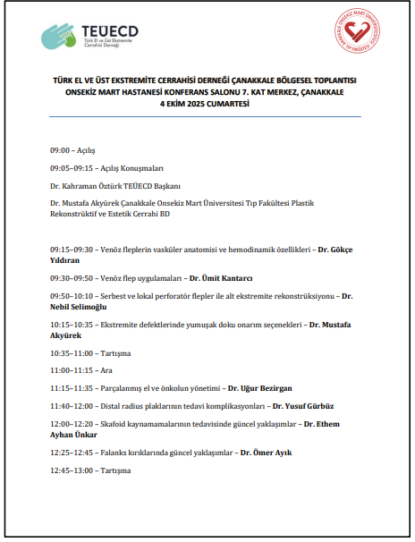 TEÜECD ÇANAKKALE BÖLGESEL TOPLANTISI 4 EKİM 2025